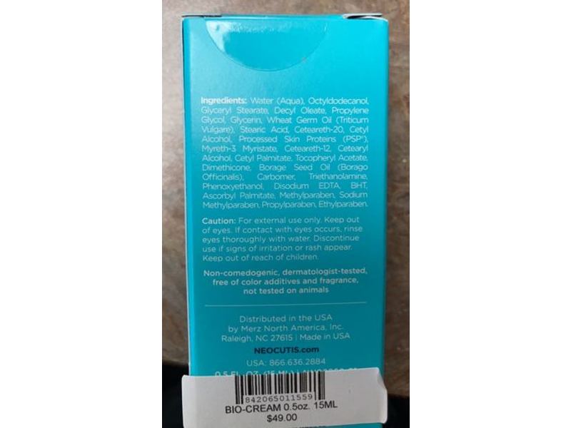 Neocutis Bio Cream Overnight Smoothing Cream, 0.5 oz/15ml