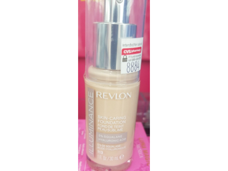 Revlon Illuminance Skin Caring Foundation, 113 Ivory Beige, 1fl oz/ 30 mL