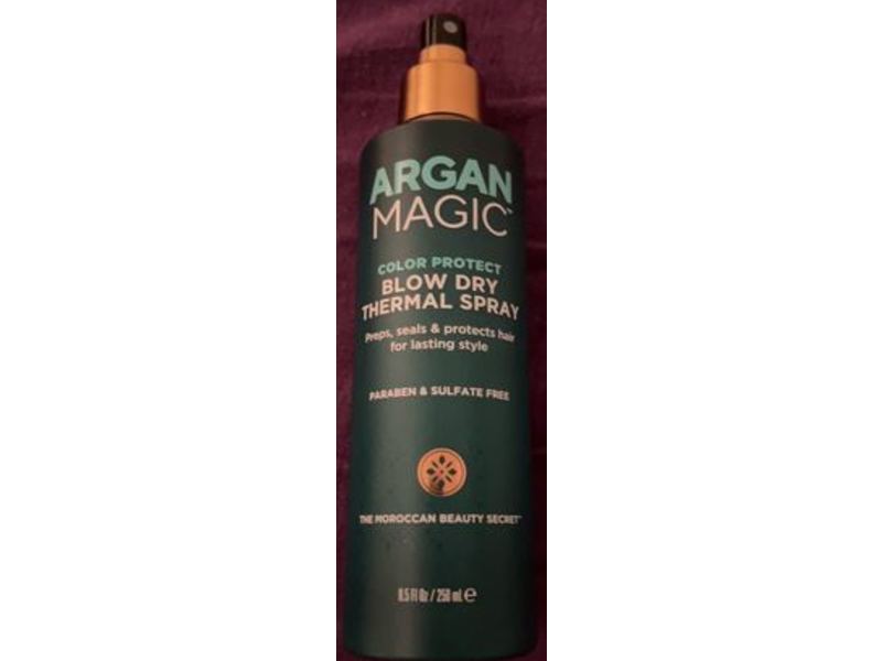 Argan Magic Color Protect Blow Dry Thermal Spray, Paraben Free, 8.5 fl oz/251 mL