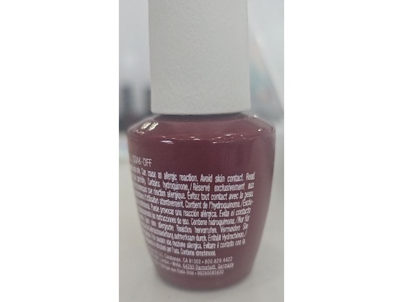 O.P.I Gel Color, Malaga Wine, 0.5 fl oz/15 mL