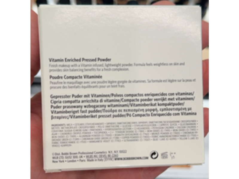 Bobbi Brown Vitamin Enriched Pressed Finishing Powder, Golden Brown, 0.28 oz/8 g