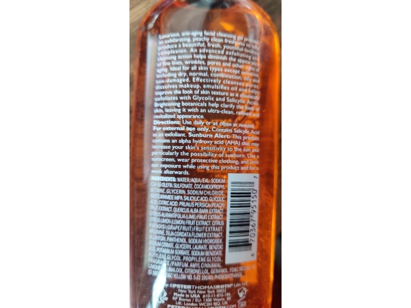 Peter Thomas Roth Anti-Aging Cleansing Gel, 8.2 fl oz/240 mL