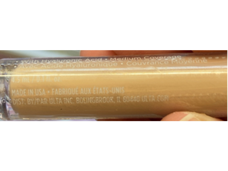 Ulta Beauty Youthful Glow Concealer ,Hyaluronic Acid, Light Neutral, 0.10 oz