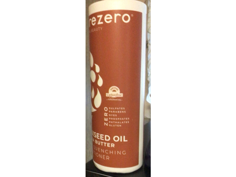 Purezero Curl Quenching Conditioner, Flaxseed Oil & Shea Butter, 12 fl oz/354 mL