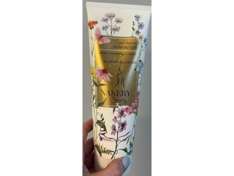 Nakery Beauty Skin Toning Body Butter, Blushing Blossoms, 10 fl oz/300 mL