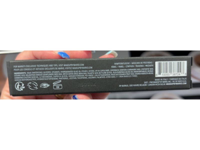 Makeup By Mario Master Volumizing Mascara, Black, 0.45 fl oz/13.5 mL