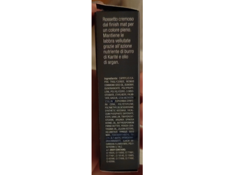 Euphidra Rossolabbra Mat Lipstick, Rm 15, 0.12 fl oz/3.5 mL