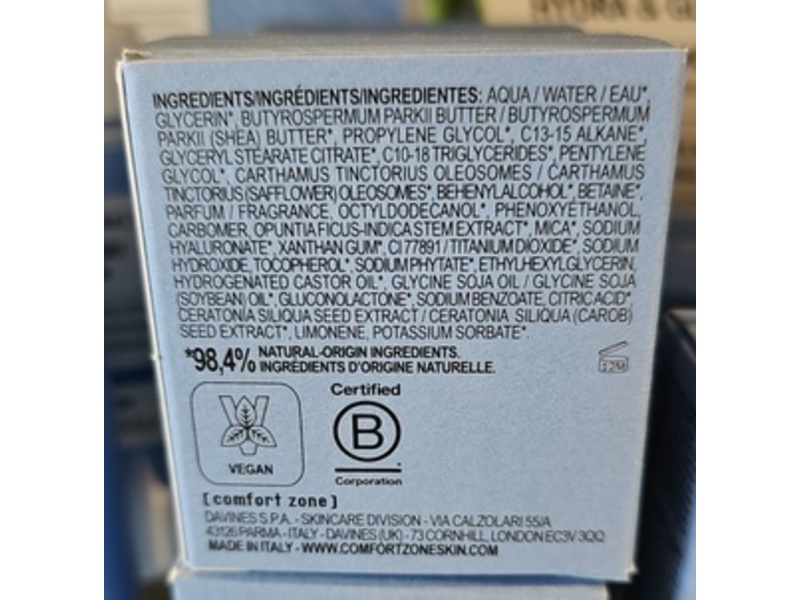 Comfort Zone Hydramemory Rich Sorbet Cream, 1.78 fl oz/50 mL