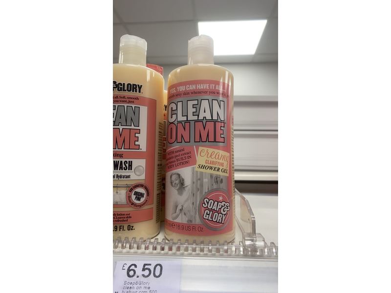 Soap & Glory Creamy Clarifying Shower Gel, 16.9 fl oz/500 ml