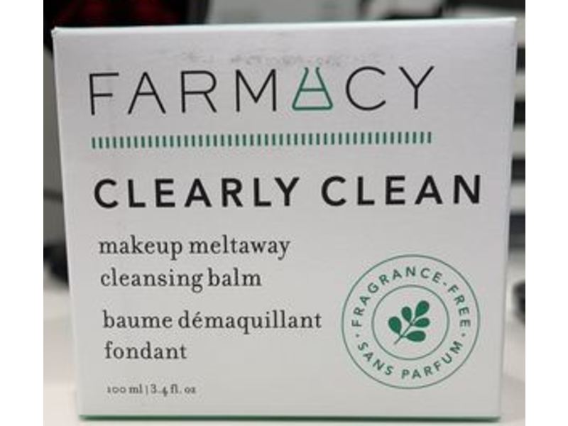 Farmacy Makeup Remover Cleansing Balm, Clearly Clean, Fragrance-Free, 3.4 fl oz/100 mL
