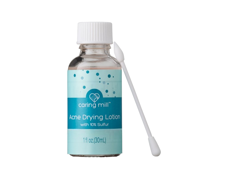 Caring Mill Acne Drying Lotion, 10% Sulfur, 1 fl oz/29 mL