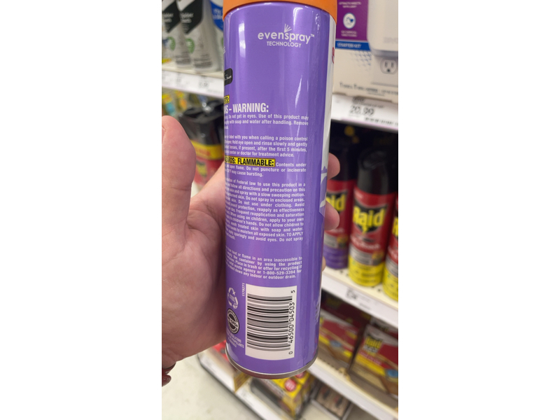 OFF! Clean Feel Insect Repellent I Aerosol, 7.5 oz (213 g)