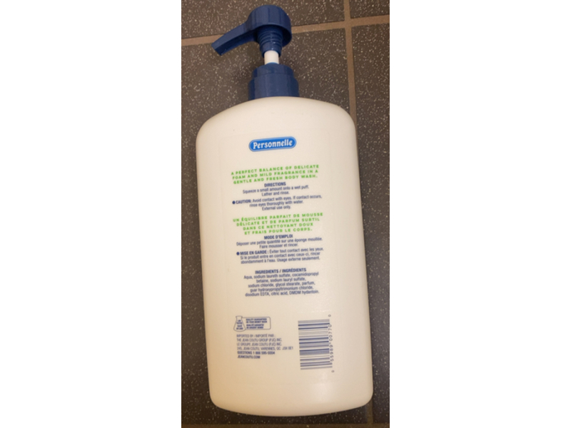 Personnelle Gentle And Fresh Body Wash, Fresh Aloe, 887 mL