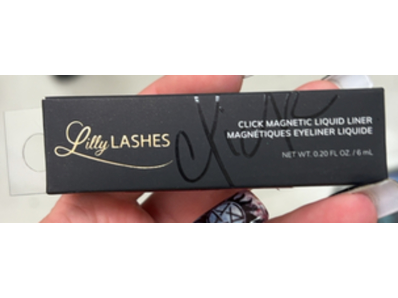 Lilly Lashes Click Magnetic Liquid Eyeliner, 0.20 fl oz/6 mL