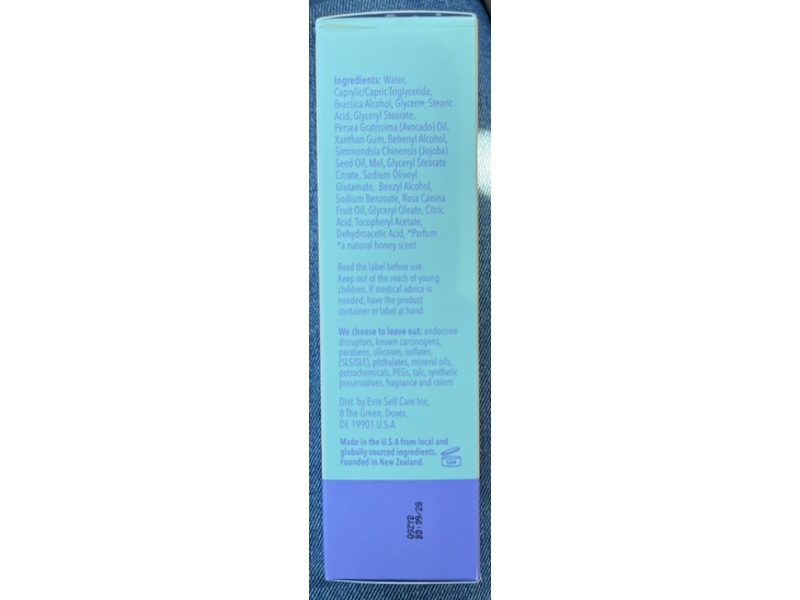 Evre Super Nice Face Moisturizer, Manuka Honey & Vitamin E, 3.4 fl oz/100 mL
