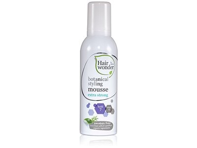 Hair Wonder By Nature Botanical Styling Mousse, Extra Strong, 6.8 fl oz/200 mL