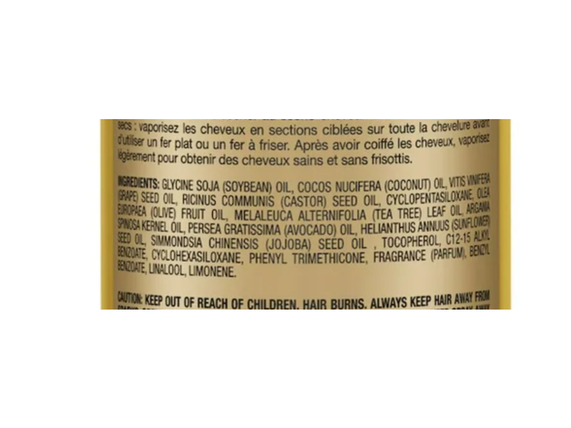 African Pride Olive Miracle Heat Protection & Hair Shine Mist, Olive & Tea Tree Oils, 4 fl oz/118 mL