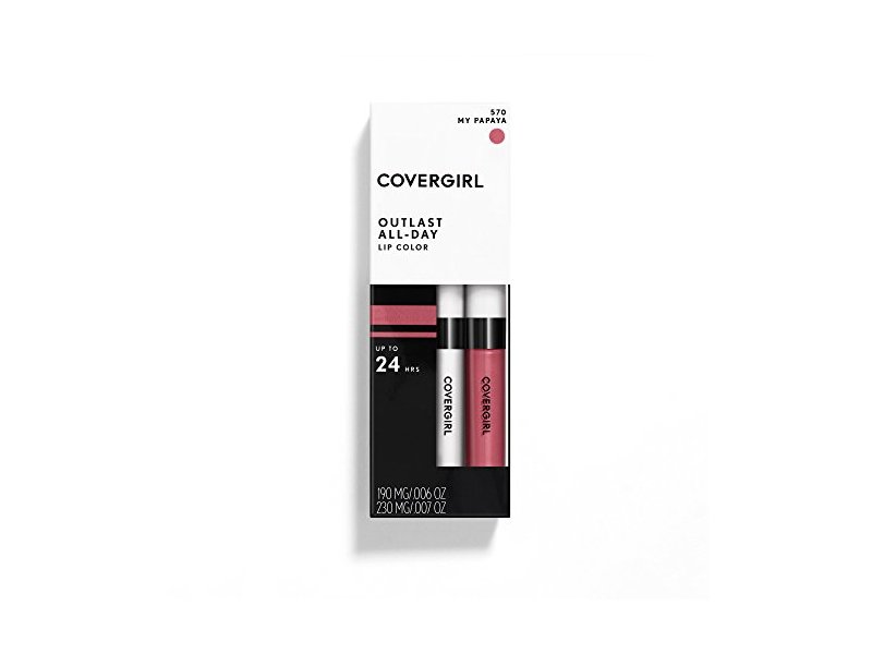 CoverGirl Outlast All-Day Moisturizing Lip Color, My Papaya .13 oz (4.2 g)