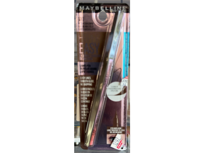 Maybelline Hyper Easy Liquid Pen Eyeliner, Pitch Brown, 0.018 oz