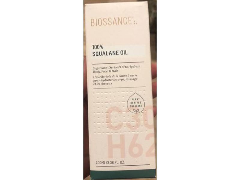 Biossance 100% Squalane Oil, 3.38 fl oz/100 mL