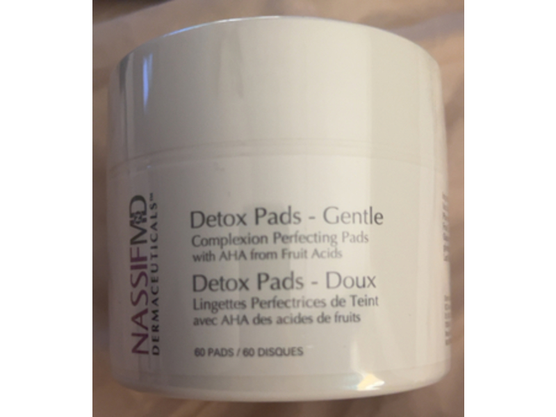 Nassif MD Gentle Detox Complexion Perfecting Pads, 60 Count