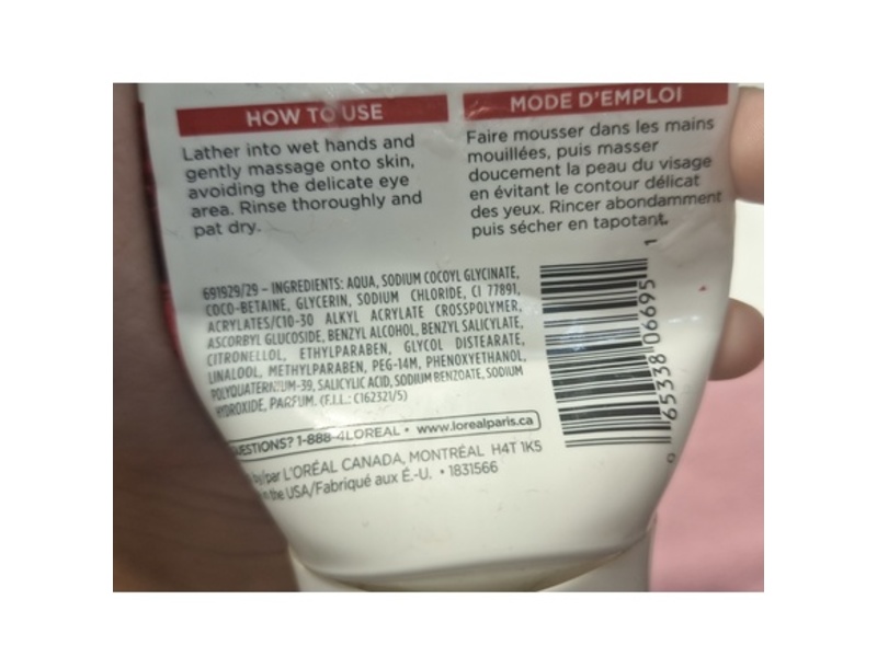 L'oreal Paris Revitalift Cream Cleanser, Vitamin C, 150 mL