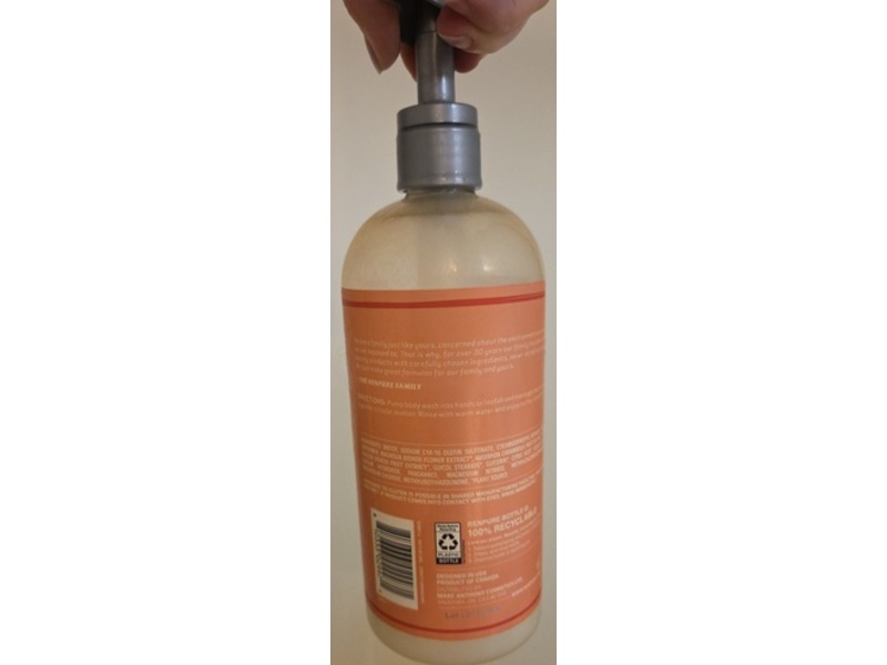 Renpure Hydrating Body Wash, Peach Blossom, 24 fl oz/710 mL