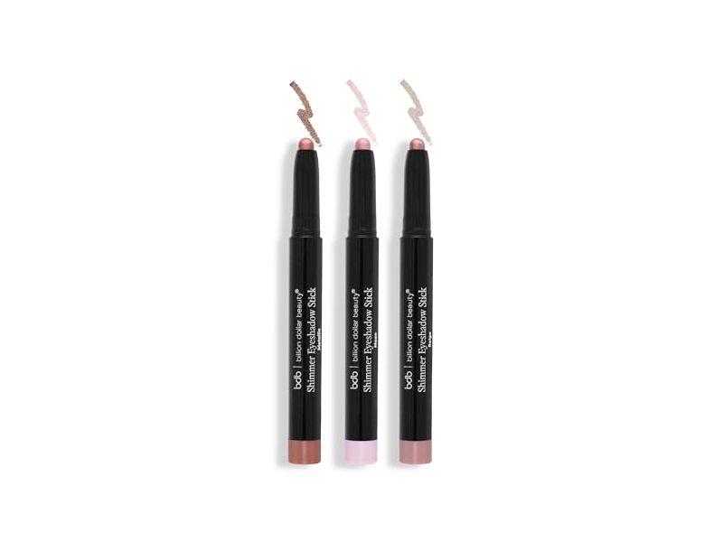 Bdb Amour Shimmer Eyeshadow Stick Trio, Metallic, Moon & Beige, 0.056 fl oz/1.6 g