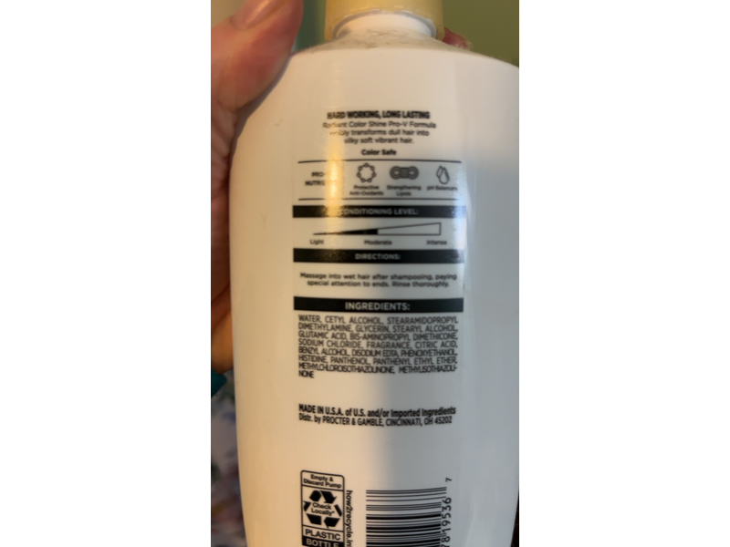 Pantene Pro-V Radiant Color Shine Conditioner, 25.1 fl oz/745 mL