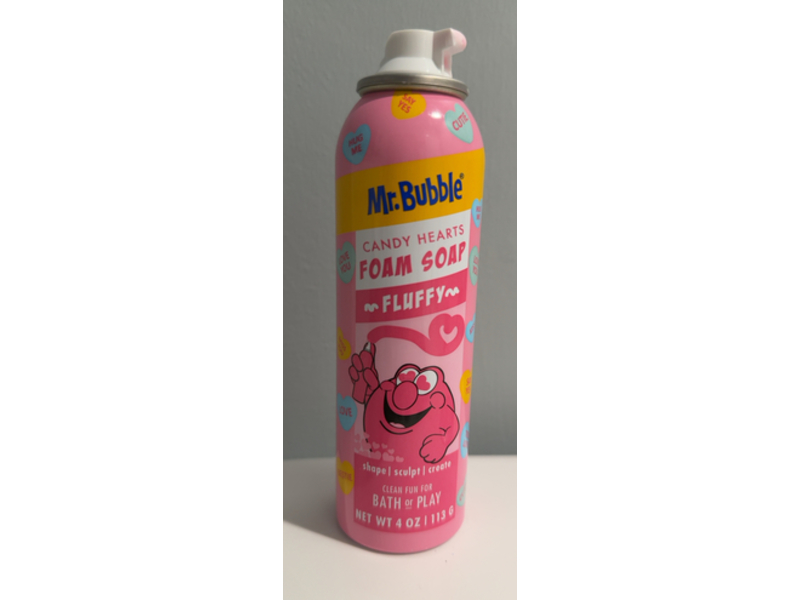 Mr. Bubble Foam Soap, Candy Heart Fluffy, 4 oz/113 g