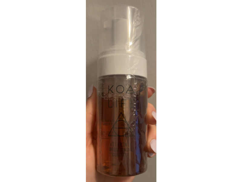 Koa Life Vit-C Brightening Cleanser, 3.4 fl oz/100 mL