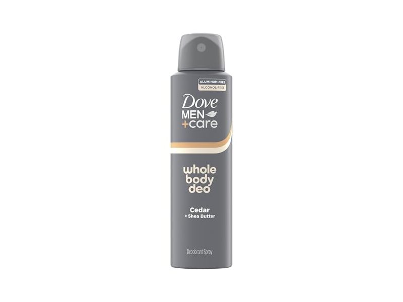 Dove Men + Care Whole Body Deo, Cedar + Shea Butter, 4 oz/113 g
