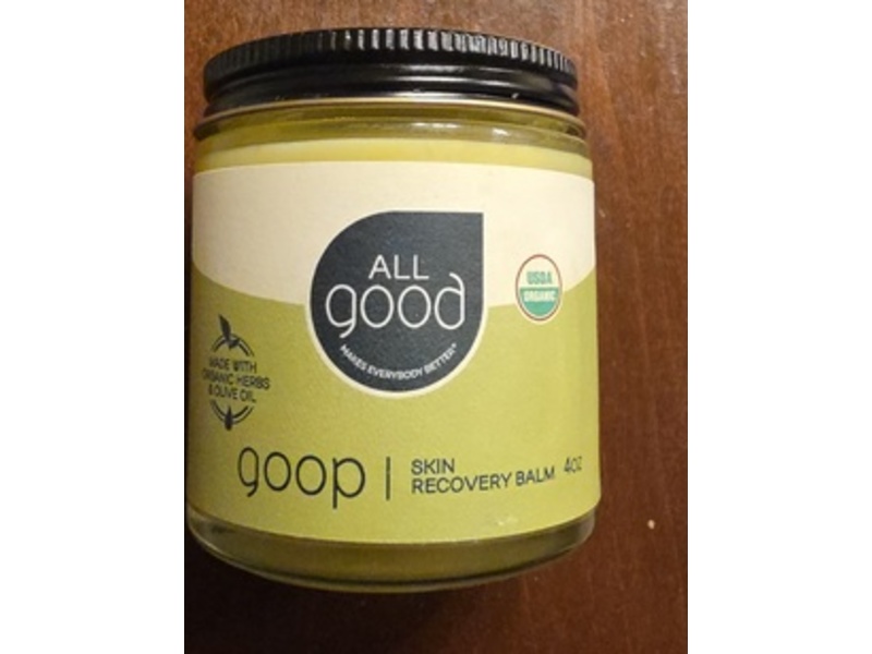 All Good Makes Everything Better Goop Organic Skin Recovery Balm, 4 oz