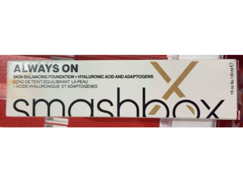 Smashbox Always On Skin - Balancing Foundation, + Hyaluronic Acid & Adaptogens, L20 O, 1 fl oz/30 mL