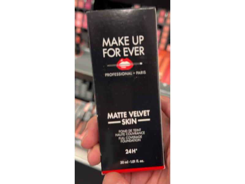 Make Up For Ever Matte Velvet Skin Foundation, Y255 Marble, 1.01 fl oz/30 mL