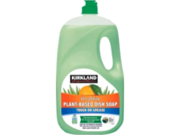 Kirkland Signature Ultra Shine Plant-Based Dish Soap, Clementine & Lemongrass, 90 fl oz/2.66 L - thumbnail 1