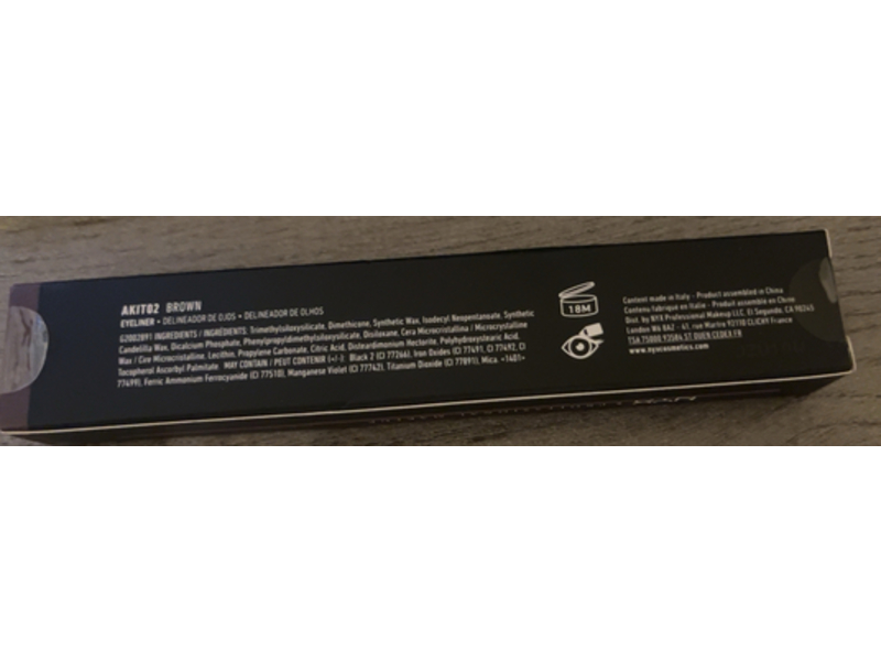 NYX Always Keepin It Tight Eyeliner, Brown, 0.001 oz/0.04 g