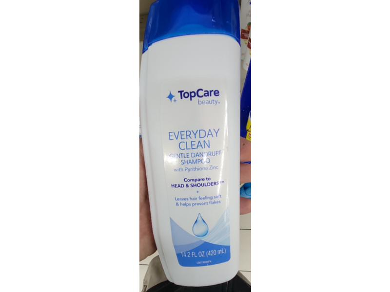 Topcare Everyday Clean Gentle Dandruff Shampoo, Pyrithione Zinc, 14.2 fl oz/420 mL