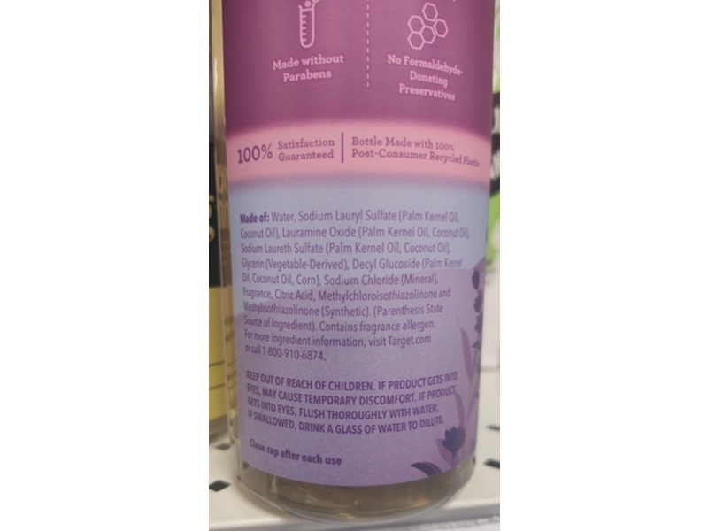Everspring Dish Soap, Lavender & Bergamot, 18 fl oz/532.3 mL