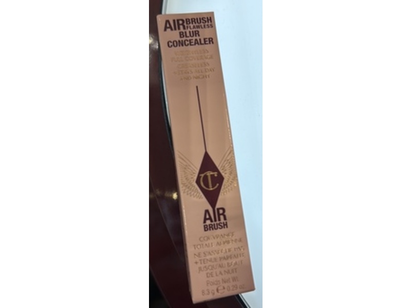 Charlotte Tilbury AIRbrush Flawless Blur Concealer, 17 Deep, 0.29 oz/8.3 g