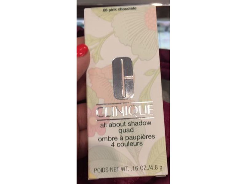 Clinique All About Shadow Quad, 06 Pink Chocolate, 0.16 oz/4.8 g