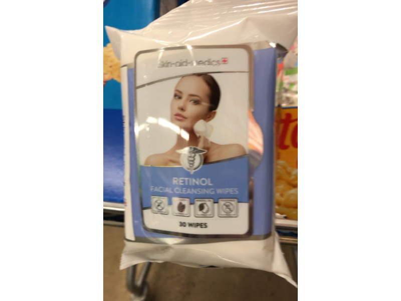 Skin-aid-medics Retinol Facial Cleansing Wipes, 30 Count