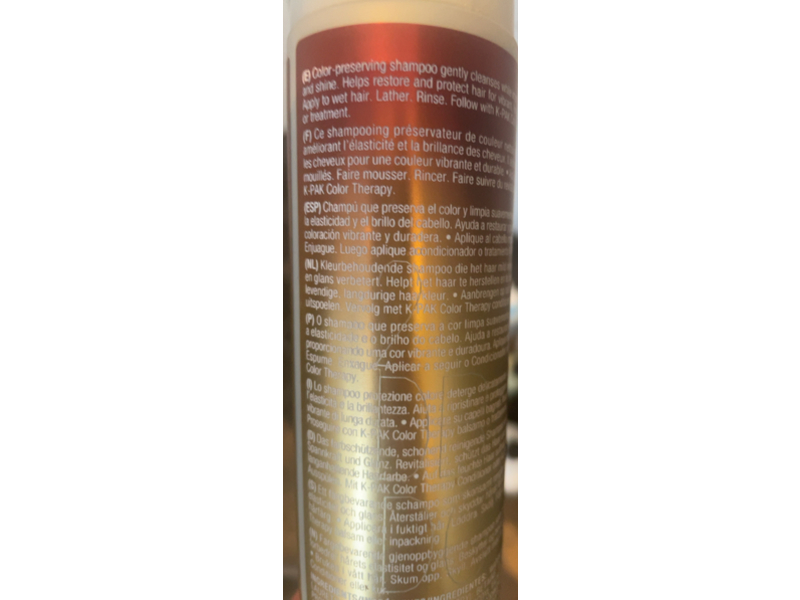 Joico K-pak Color Therapy Protecting Shampoo, 10.1 fl oz/300 mL