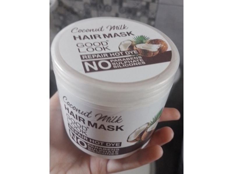 Good Look Hair Mask, Coconut Milk, 500 mL