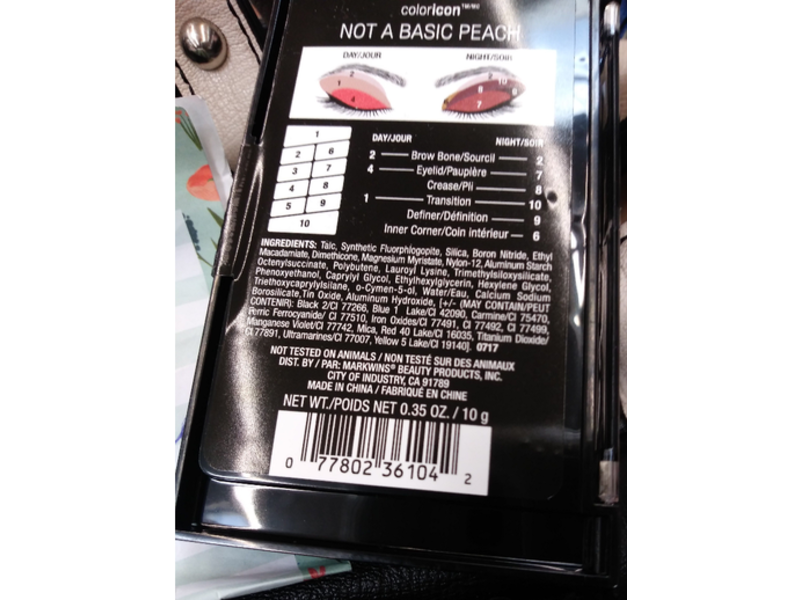 Wet N Wild Color Icon Eyeshadow Palette, 760 Not A Basic Peach, 0.35 oz/10 g