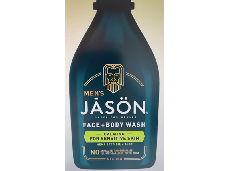 Jason Face & Body Wash, Hemp Seed Oil+Aloe, Calming, 16 fl oz/473 mL