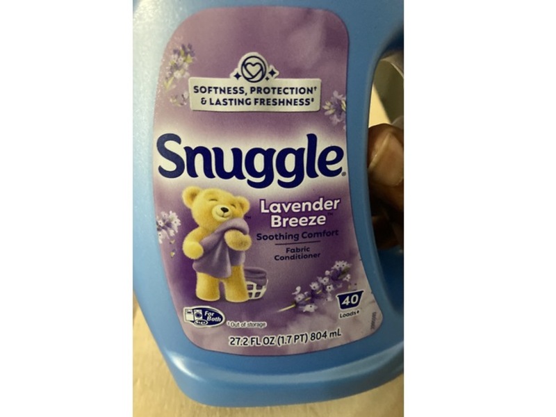 Snuggle Liquid Fabric Conditioner, Lavender Breeze, 40 Loads, 27.2 fl oz/804 mL