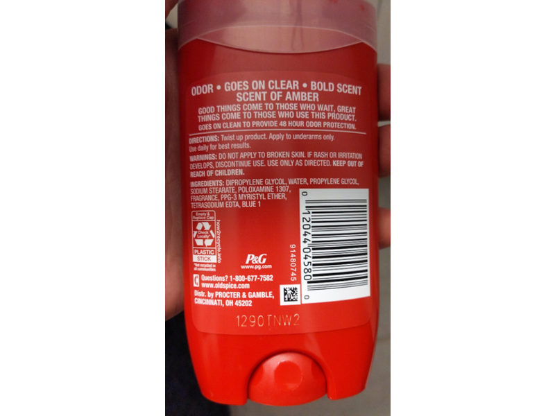 Old Spice Trailblazer Deodorant, Vigor & Amber, 3 oz/85 g