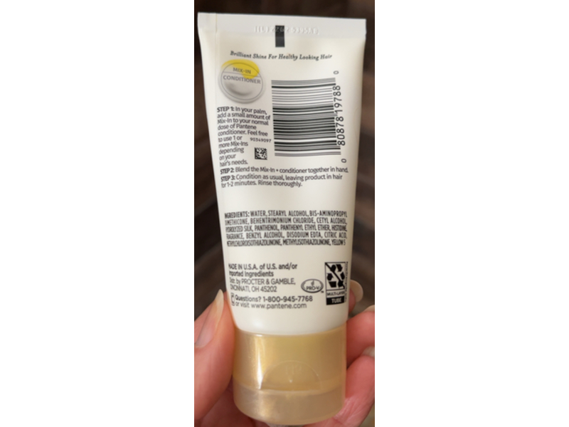 Pantene Shine Conditioner Mix - In, + Silk Protein, 2.5 fl oz/75 mL