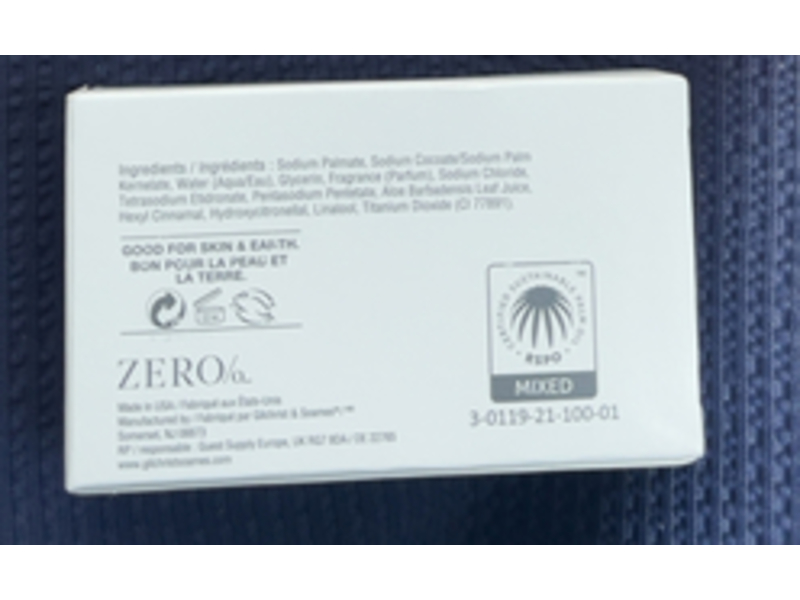 Gilchrist & Soames Naturally Kind Formulation Triple Milled Bath Soap, Moisturizing Aloe, 1 oz/28 g